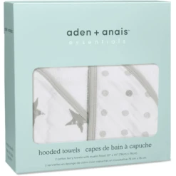 Aden + Anais™ Essential S Badhanddoek Met Kap 2-pack Dusty 9 Aden + Anais™ Essential S Badhanddoek Met Kap 2-pack Dusty -MiniMoois aden anais essential s badhanddoek met kap 2 pack dusty a391387 3
