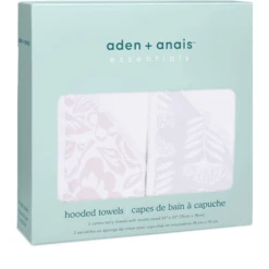 Aden + Anais™ Essential S Badhanddoek Met Kap 2-pack Jonkvrouw -MiniMoois aden anais essential s badhanddoek met kap 2 pack jonkvrouw a391392 4
