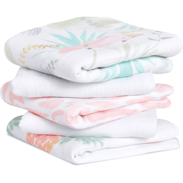 Aden + Anais™ Essential S Boerendoekjes Tropical Ia Pak Van 5 Aden + Anais™ Essential S Boerendoekjes Tropical Ia Pak Van - Afbeelding 3