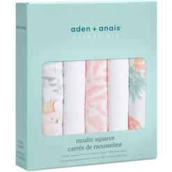 Aden + Anais™ Essential S Boerendoekjes Tropical Ia Pak Van 9 Aden + Anais™ Essential S Boerendoekjes Tropical Ia Pak Van -MiniMoois aden anais essential s boerendoekjes tropical ia pak van a315501 3