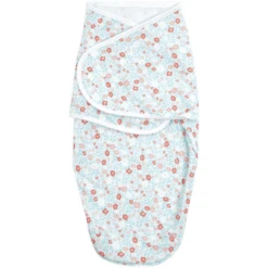 Aden + Anais™ Essential S Easy Swaddle™ Wrap-around Pucksack 3-pack Sprookje Flower -MiniMoois aden anais essential s easy swaddle wrap around pucksack 3 pack sprookje flower a302841 1