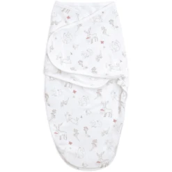 Aden + Anais™ Essential S Easy Swaddle™ Wrap-around Pucksack 3-pack Sprookje Flower -MiniMoois aden anais essential s easy swaddle wrap around pucksack 3 pack sprookje flower a302841 2