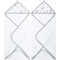 Aden + Anais™ Essential S Hooded Towel Dumbo New Heights 2-pack -MiniMoois aden anais essential s hooded towel dumbo new heights 2 pack a378456 2