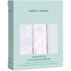 Aden + Anais™ Essential S Katoen Mousseline Flannels 3-pack Damsel -MiniMoois aden anais essential s katoen mousseline flannels 3 pack damsel a391393 3
