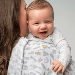 Aden + Anais™ Essential S Katoenen Mousseline Doekjes 5-pack Alpha Bet Animals 60 X 60 Cm -MiniMoois aden anais essential s katoenen mousseline doekjes 5 pack alpha bet animals 60 x 60 cm a383647 2