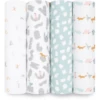 Aden + Anais™ Essential S Pucktuch 4-pack Alpha Bet Animals -MiniMoois aden anais essential s pucktuch 4 pack alpha bet animals a383652