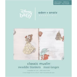 Aden + Anais™ Essential S Pucktuch Disney Prince Ss 2-pack -MiniMoois aden anais essential s pucktuch disney prince ss 2 pack a378450 3
