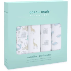 Aden + Anais™ Essential S Pucktuch Natural History 4-pack 8 Aden + Anais™ Essential S Pucktuch Natural History 4-pack -MiniMoois aden anais essential s pucktuch natural history 4 pack a315444 1