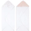 Aden +anais™ Hooded Badhanddoek 2-Pack Blush Ing Bunnies -MiniMoois aden anais hooded badhanddoek 2 pack blush ing bunnies a410153