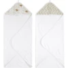 Aden +anais™ Hooded Badhanddoek 2-Pack Tanzanie -MiniMoois aden anais hooded badhanddoek 2 pack tanzanie a410154