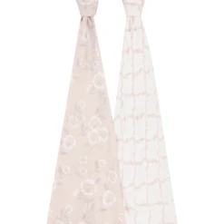 Aden + Anais™ Zijdezachte Mousseline Draagdoek 2 Pak Stencil -MiniMoois aden anais zijdezachte mousseline draagdoek 2 pak stencil a390106 1