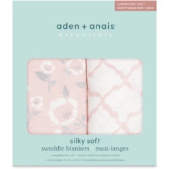 Aden + Anais™ Zijdezachte Mousseline Draagdoek 2 Pak Stencil -MiniMoois aden anais zijdezachte mousseline draagdoek 2 pak stencil a390106 2