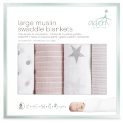 Aden® Hydrofiele Doek Doll Roze 4stuks 9 Aden® Hydrofiele Doek Doll Roze 4stuks -MiniMoois aden hydrofiele doek doll roze 4stuks a254476 3