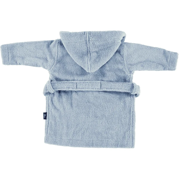 Alvi ® Badstof Badjas Met Kap Lichtblauw 4 Alvi ® Badstof Badjas Met Kap Lichtblauw - Afbeelding 2
