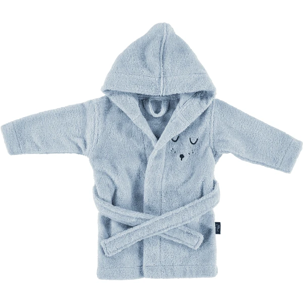 Alvi ® Badstof Badjas Met Kap Lichtblauw 3 Alvi ® Badstof Badjas Met Kap Lichtblauw