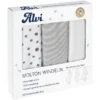 Alvi ® Molton Luiers 3-pack Aqua Dot 80 X 80 Cm -MiniMoois alvi molton luiers 3 pack aqua dot 80 x 80 cm a334797