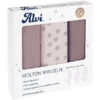 Alvi ® Molton Luiers 3-pack Krullende Stippen 80 X 80 Cm 1 Alvi ® Molton Luiers 3-pack Krullende Stippen 80 X 80 Cm -MiniMoois alvi molton luiers 3 pack krullende stippen 80 x 80 cm a334799