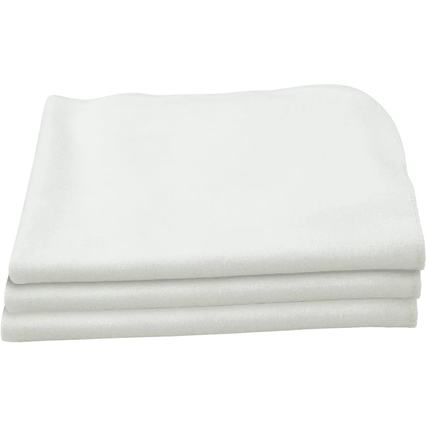 Alvi ® Molton Luiers 3-pack Wit 40 X 40 Cm 4 Alvi ® Molton Luiers 3-pack Wit 40 X 40 Cm - Afbeelding 2