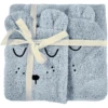 Alvi ® Terry Set Badhanddoek Met Capuchon En Washandje Lichtblauw 1 Alvi ® Terry Set Badhanddoek Met Capuchon En Washandje Lichtblauw -MiniMoois alvi terry set badhanddoek met capuchon en washandje lichtblauw a313005