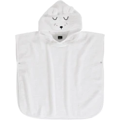 Alvi ® Zwemponcho Gezichten Wit 60 X 60 Cm -MiniMoois alvi zwemponcho gezichten wit 60 x 60 cm a387534 1