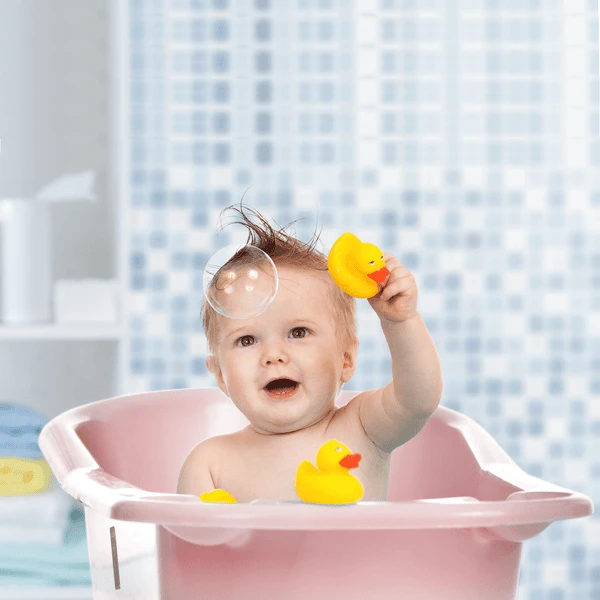 BabyJem Badkuip, Roze 4 BabyJem Badkuip, Roze - Afbeelding 2