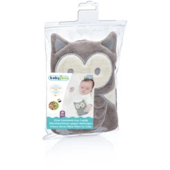 BabyJem Kersenpitkussen Uil, Grijs -MiniMoois babyjem kersenpitkussen uil grijs a375254 3