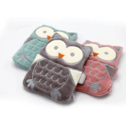 BabyJem Kersenpitkussen Uil, Roze -MiniMoois babyjem kersenpitkussen uil roze a373742 2