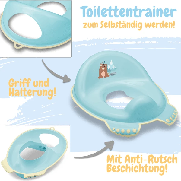 BABYKAJO Baby Wc Trainer Met Anti - Sliplaag Beren - Blauw 7 BABYKAJO Baby Wc Trainer Met Anti - Sliplaag Beren - Blauw - Afbeelding 5