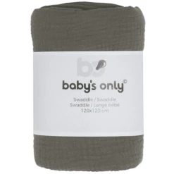 Baby's Only Swaddle Breeze Kaki 120x120 Cm -MiniMoois babys only swaddle breeze kaki 120x120 cm a306738 1