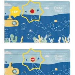 Badabulle Badmat Met Thermometer Zeedieren -MiniMoois badabulle badmat met thermometer zeedieren a327674 3