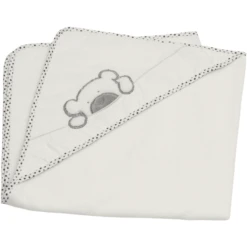 Be Be 's Collection Handdoek Met Capuchon Big Willi Grijs 100 X 100 Cm