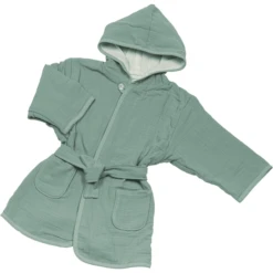 Be Be 's Collection Mousseline Badjas Groen 11 Be Be 's Collection Mousseline Badjas Groen -MiniMoois be be s collection mousseline badjas groen a325010 4