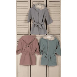 Be Be 's Collection Muslin Badjas Oud Roze 11 Be Be 's Collection Muslin Badjas Oud Roze -MiniMoois be be s collection muslin badjas oud roze a325017 4