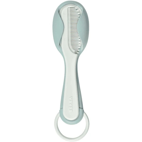 BEABA Baby Haarborstel En Kam Groen Blauw 4 BEABA Baby Haarborstel En Kam Groen Blauw - Afbeelding 2