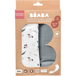 BEABA ® Set Van 2 Burp Doeken Mirage Storm/Spring Flower 120 X 120 Cm 11 BEABA ® Set Van 2 Burp Doeken Mirage Storm/Spring Flower 120 X 120 Cm -MiniMoois beaba set van 2 burp doeken mirage storm spring flower 120 x 120 cm a365385 4