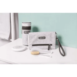 Bébé-jou® Kam En Borstel Ollie Grijs -MiniMoois bebe jou kam en borstel ollie grijs a263879 2