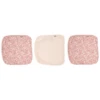 Bébé-jou Bébé Jou®-spuwdoeken 3-pack Leopard Pink -MiniMoois bebe jou spuwdoeken 3 pack leopard pink a285401