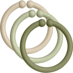 BIBS® Loops Vanille/Sage/ Olive 12 Stuks -MiniMoois bibs loops vanille sage olive 12 stuks a345880 4