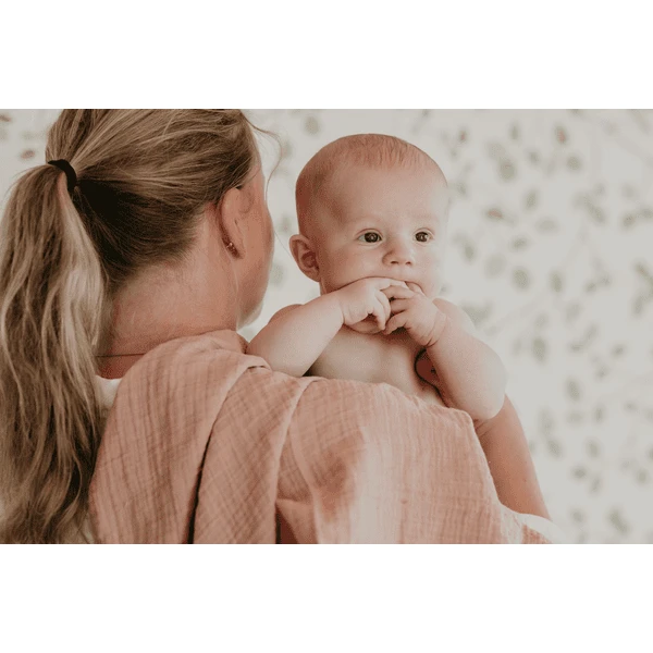 BIBS Mousseline Doek, Blush 4 BIBS Mousseline Doek, Blush - Afbeelding 2