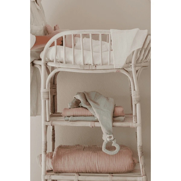 BIBS Mousseline Doek, Blush 7 BIBS Mousseline Doek, Blush - Afbeelding 5