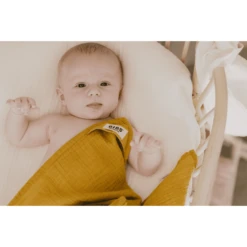 BIBS Mousseline Doek, Mosterd -MiniMoois bibs mousseline doek mosterd a348249 1