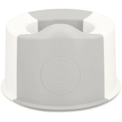 Buubla Reispotje Wit/lichtgrijs -MiniMoois buubla reispotje wit lichtgrijs a412702 1