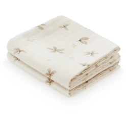 Cam Cam Copenhagen Gaasdoek 2-pack Wind Flower Crème -MiniMoois cam cam copenhagen gaasdoek 2 pack wind flower creme a371620 2