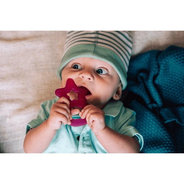 Dentistar Koelen Bijtring Ster, Roze 4 Dentistar Koelen Bijtring Ster, Roze - Afbeelding 2