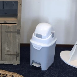 Diaper Champ Luieremmer ONE Standaard Handsfree, Zilver -MiniMoois diaper champ luieremmer one standaard handsfree zilver a346861 3