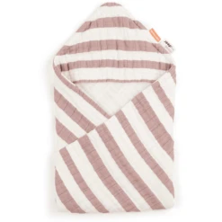 Done By Deer ™ Badhanddoek Met Capuchon Stripes Roze 8 Done By Deer ™ Badhanddoek Met Capuchon Stripes Roze -MiniMoois done by deer badhanddoek met capuchon stripes roze a394631 1