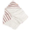 Done By Deer ™ Badhanddoek Met Capuchon Stripes Roze -MiniMoois done by deer badhanddoek met capuchon stripes roze a394631