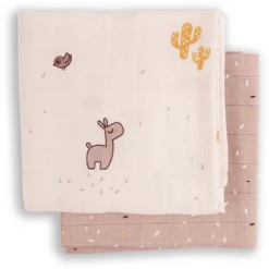 Done By Deer ™ Gaas Luierverband 2 Pakken Lalee Roze -MiniMoois done by deer gaas luierverband 2 pakken lalee roze a341916 1