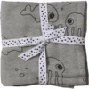 Done By Deer ™ Spit Towel 2-pack Friends Zeegrijs -MiniMoois done by deer spit towel 2 pack friends zeegrijs a294491