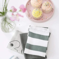 Done By Deer ™ Washandje 5-pack Hert Friends Groen -MiniMoois done by deer washandje 5 pack hert friends groen a341908 2